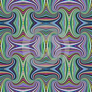 Colorful seamless abstract hypnotic spiral stripe pattern background