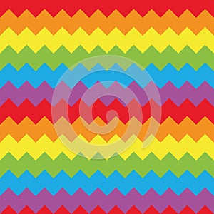 Colorful seamless chevron pattern. Flat vector illustration