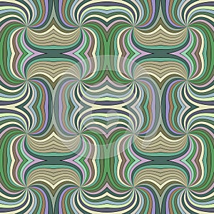 Colorful seamless psychedelic abstract spiral ray stripe pattern background