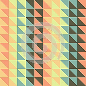 Colorful seamless stripes lines with triangles and diamond