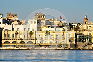 Colorful seaside buildings in Old Havana