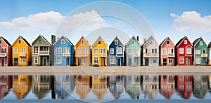 Colorful Seaside Townhomes