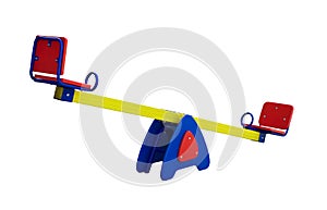 Colorful seesaw photo