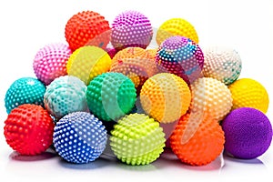 Colorful sensory balls for kids - Enhancing cognitive and physical development, generative AI photo