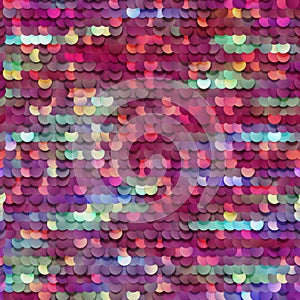 Colorful sequined surface background