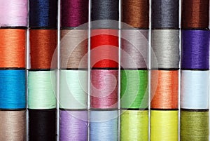 Colorful sewing thread