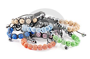 Colorful Shamballa Bracelets