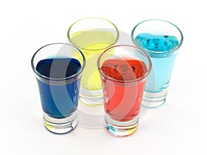 Colorful Shot Glasses