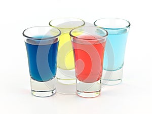 Colorful Shot Glasses