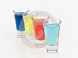 Colorful Shot Glasses