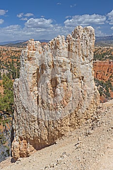 Colorful Siltstone Monolith in Bryce Canyon