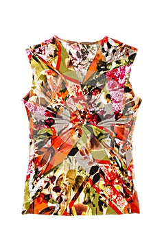 Colorful Sleeveless Shirt