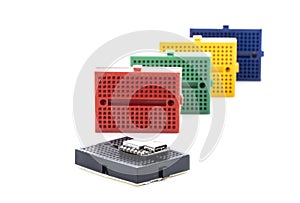 Colorful Small Electronic Breadboards and Controller Chip #3