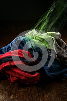 Colorful Smelly Underwear Laundry