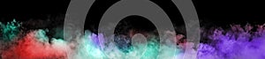 Colorful smoke