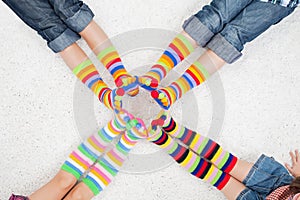 Colorful socks photo