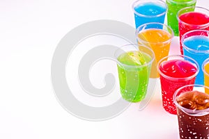 Colorful Soft Drinks