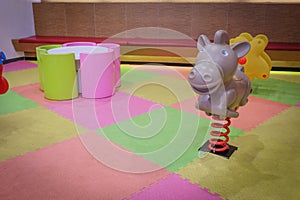 Colorful Soft playground and some toy photo