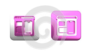 Colorful Software, web developer programming code icon isolated on white background. Javascript computer script random