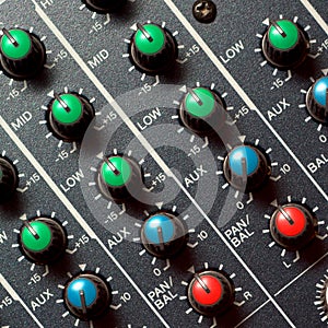 Colorful sound mixer
