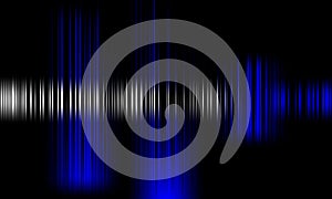 Colorful sound waves vector design.digital equalizer audio sound waves on black background, stereo sound effect signal.