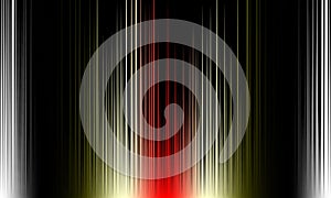 Colorful sound waves vector design.digital equalizer audio sound waves on black background, stereo sound effect signal.