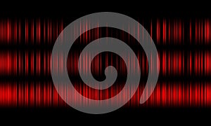 Colorful sound waves vector design.digital equalizer audio sound waves on black background, stereo sound effect signal.