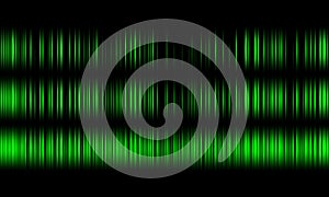 Colorful sound waves vector design.digital equalizer audio sound waves on black background, stereo sound effect signal.