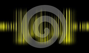 Colorful sound waves vector design.digital equalizer audio sound waves on black background, stereo sound effect signal.