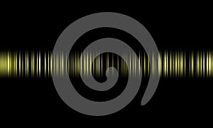 Colorful sound waves vector design.digital equalizer audio sound waves on black background, stereo sound effect signal.