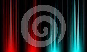 Colorful sound waves vector design.digital equalizer audio sound waves on black background, stereo sound effect signal.