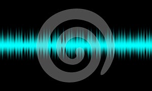 Colorful sound waves vector design.Music sound waves.Colorful music sound waves on Black background.