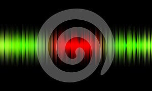 Colorful sound waves vector design.Music sound waves.Colorful music sound waves on Black background.