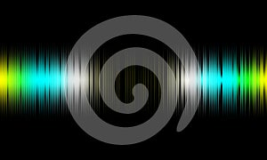 Colorful sound waves vector design.Music sound waves.Colorful music sound waves on Black background.