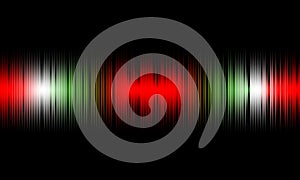 Colorful sound waves vector design.Music sound waves.Colorful music sound waves on Black background.