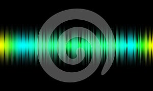 Colorful sound waves vector design.Music sound waves.Colorful music sound waves on Black background.