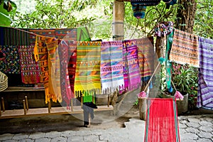 Colorful South American rugs photo