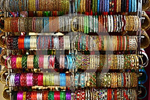 Colorful South Indian Bangles photo