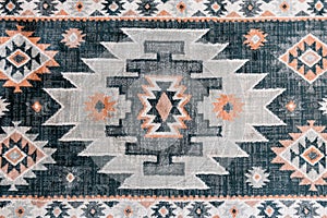 Native American design rug photo