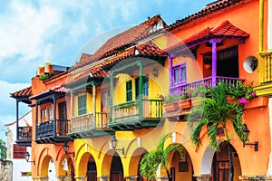 View of Cartagena de Indias, Colombia photo