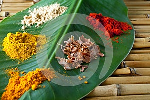 Colorful spices