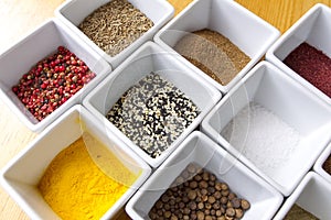 Colorful Spices Background
