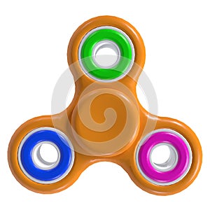 Colorful Spinner isolated on white background