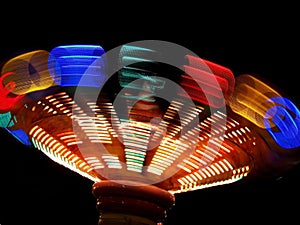 Colorful Spinning Ride