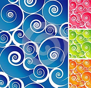 Colorful Spiral Background