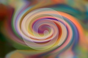 Colorful spiral background of soft colors