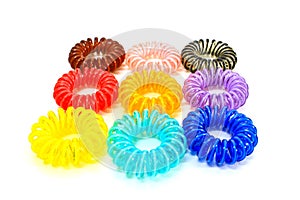 Colorful Spiral Elastic Hair Ties