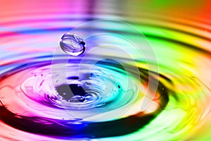 Colorful splash