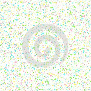 Colorful splashes seamless vector pattern