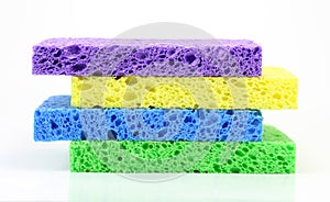 Colorful Sponge Stack